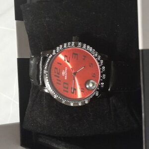 Seapro Raceway Sp5111 Red and Black Watch